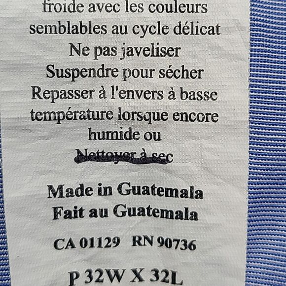 Tommy Hilfiger Pants Mens 32x32 Navy Blue Straight Fit Dress Slacks Stretch - Picture 6 of 9